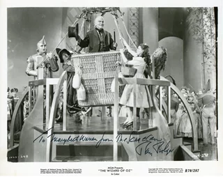 Ray Bolger autograph