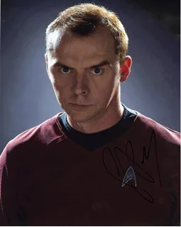 Simon Pegg autograph