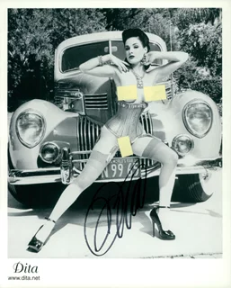 Dita Von Teese autograph