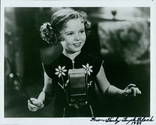 Shirley Temple-Black autograph