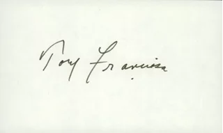 Anthony Franciosa autograph