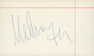 Melina Mercouri autograph