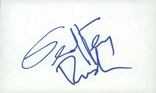 Geoffrey Rush autograph