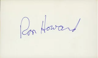 Ron Howard autograph