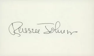 Russell Johnson autograph
