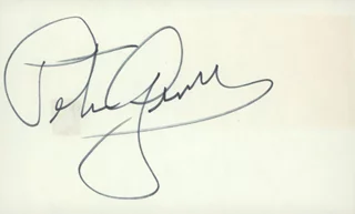 Peter Graves autograph