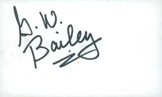 G.W. Bailey autograph