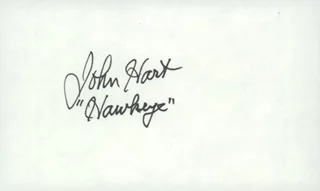 John Hart autograph
