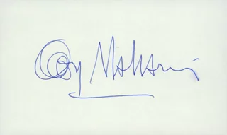 George Maharis autograph