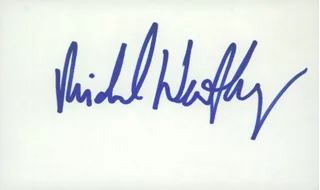 Michael Weatherly autograph