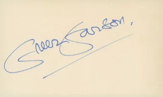 Greer Garson autograph