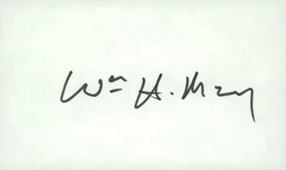 William H. Macy autograph