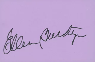 Ellen Burstyn autograph
