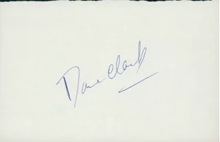 Dane Clark autograph