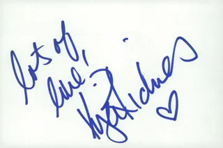 Kyle Richards autograph
