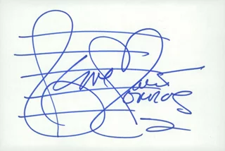 Carol Connors autograph