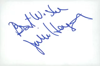 Julie Hagerty autograph