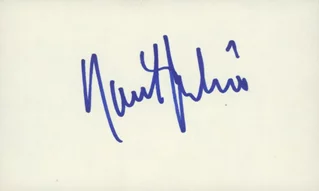 Raul Julia autograph