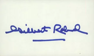 Gilbert Roland autograph