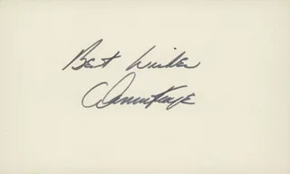 Danny Kaye autograph