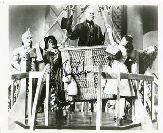 Ray Bolger autograph