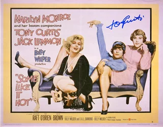 Tony Curtis autograph