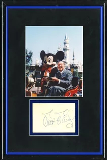Walt Disney autograph