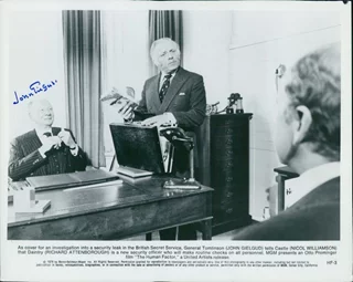 John Gielgud autograph