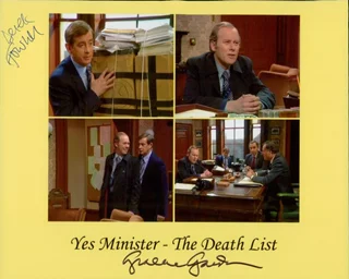 Yes Minister autograph