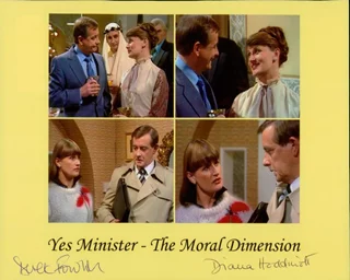 Yes Minister autograph