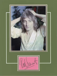 Rod Stewart autograph