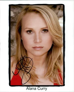 Alana Curry autograph