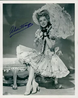 Alice Faye autograph