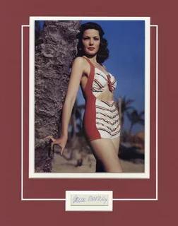 Gene Tierney autograph