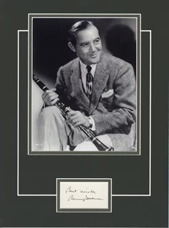 Benny Goodman autograph