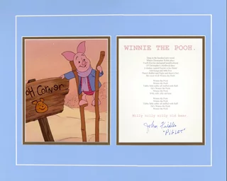 John Fiedler autograph