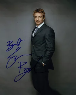 Simon Baker autograph