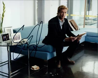 Simon Baker autograph