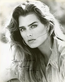 Brooke Shields autograph