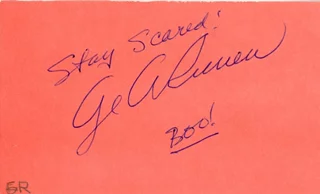 George Romero autograph
