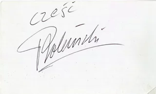 Roman Polanski autograph