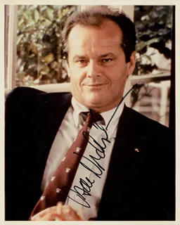Jack Nicholson autograph