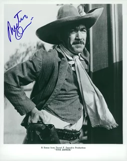 Anthony Quinn autograph