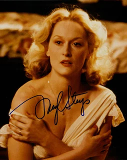Meryl Streep autograph