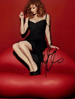 Christina Hendricks autograph