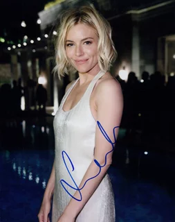Sienna Miller autograph