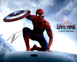 Tom Holland autograph
