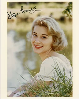 Hope Lange autograph