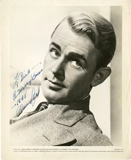 Alan Ladd autograph