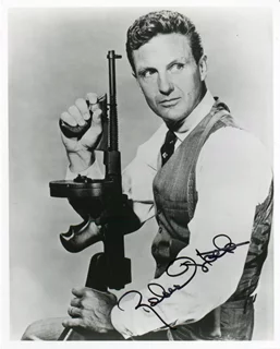 Robert Stack autograph